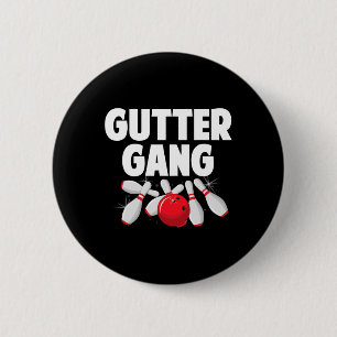 Cute Bowling Design For Men Women Kids Bowling Spo 6 Cm Round Badge