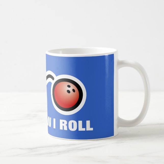 Cute bowling mug for fans | That's how i roll (Right)