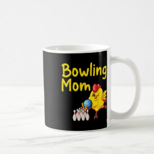 Cute Bowling Mum Funny Bowler Bowl Game Enthusiast Coffee Mug