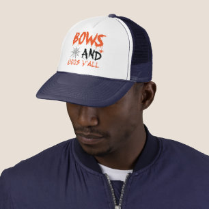 Cute Bows Boos Y'all Halloween Trucker Hat