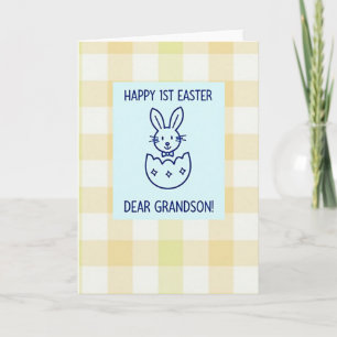 Cute Bowtie Creature Egg Card