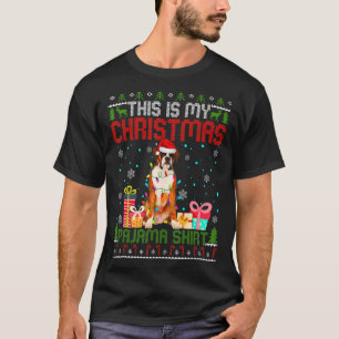 Cute Boxer This Is My Christmas Pajama T-Shirt