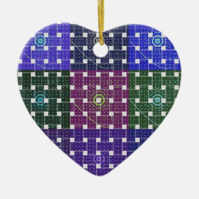 cute boxes ceramic ornament (Front)