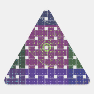 cute boxes triangle sticker