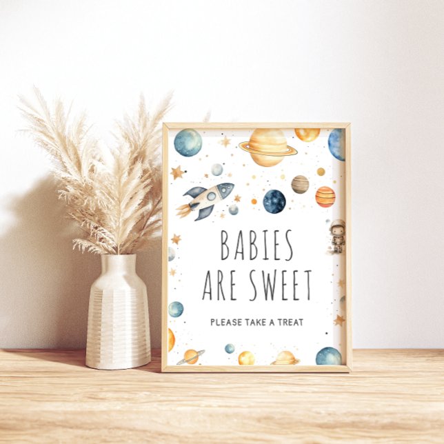 Cute Boy Astronaut Space Babies are sweet Poster (Creator Uploaded)