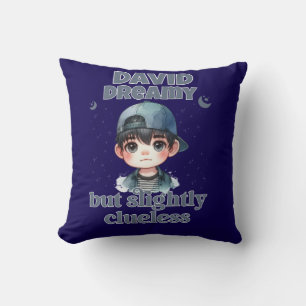 Cute Boy Dreamy But Slightly Clueless Cushion