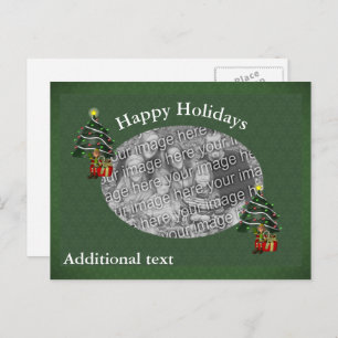 Cute Boy Elf Christmas Holiday Photo Postcard