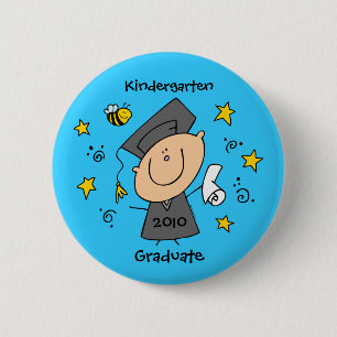 Cute Boy Grad Custom 6 Cm Round Badge