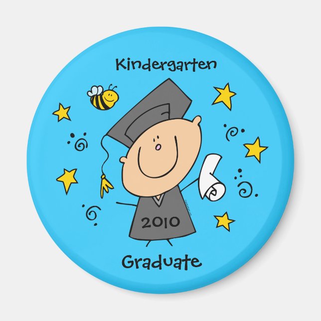 Cute Boy Grad Custom Magnet (Front)
