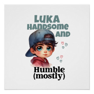 Cute Boy Handsome And Humble Poster