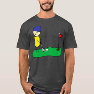 Cute Boy Playing Golf  T-Shirt
