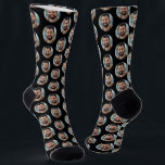 Cute Boyfriend Photo for Girlfriend Black Socks<br><div class="desc">These cute boyfriend photo (for girlfriend) black socks feature your own photo in trendy offset pattern and are a cute way for your girlfriend or wife to remember you as she pulls on her socks! This is a great Christmas or birthday gift and your girlfriend or wife will love them...</div>