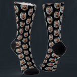 Cute Boyfriend Photo for Girlfriend Black Socks<br><div class="desc">These cute boyfriend photo (for girlfriend) black socks feature your own photo in trendy offset pattern and are a cute way for your girlfriend or wife to remember you as she pulls on her socks! This is a great Christmas or birthday gift and your girlfriend or wife will love them...</div>