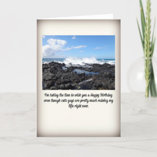 Cute Boys are Ruining My Life but Happy Birthday Card