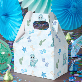 Cute Boys Dino Birthday Dinosaur Favour Box