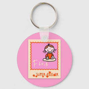 Cute BPD “Super-feeler”   DBT Gift Key Ring