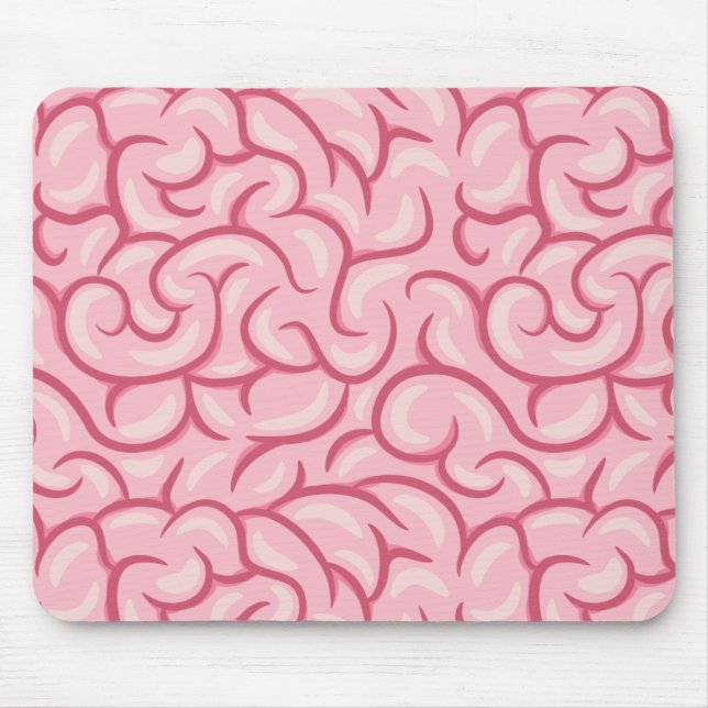 Cute Brain Mouse Pad (Front)