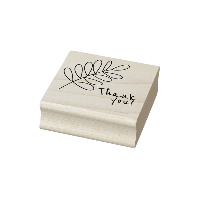Cute Branch Illustration Rubber Stamp (Stamp)