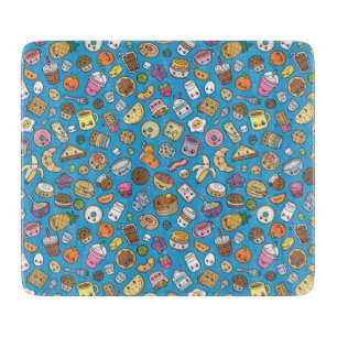 Cute Breakfast Food cutting board