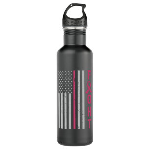 Cute Breast Cancer Awareness Friends Family Fight 710 Ml Water Bottle