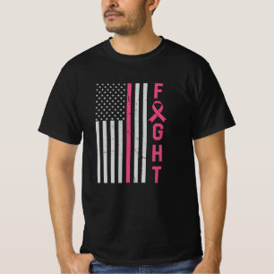 Cute Breast Cancer Awareness Friends Family Fight T-Shirt