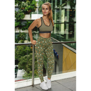 Cute Bridal Women Gymwear Leggings
