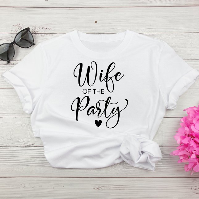 Cute Bride Bachelorette Party T-Shirt (Celebrate the bride-to-be in fun and style at her bachelorette party)