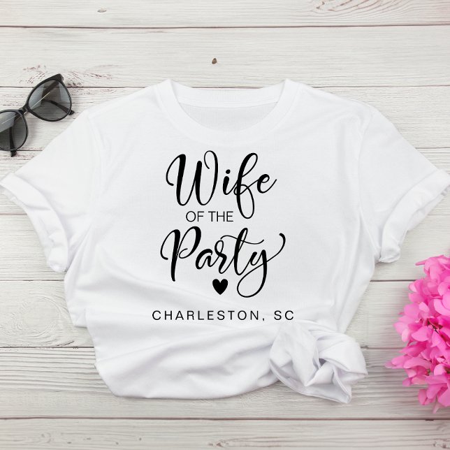 Cute Bride Charleston Bachelorette Party T-Shirt (Celebrate the bride-to-be with fun and style at her bachelorette party)