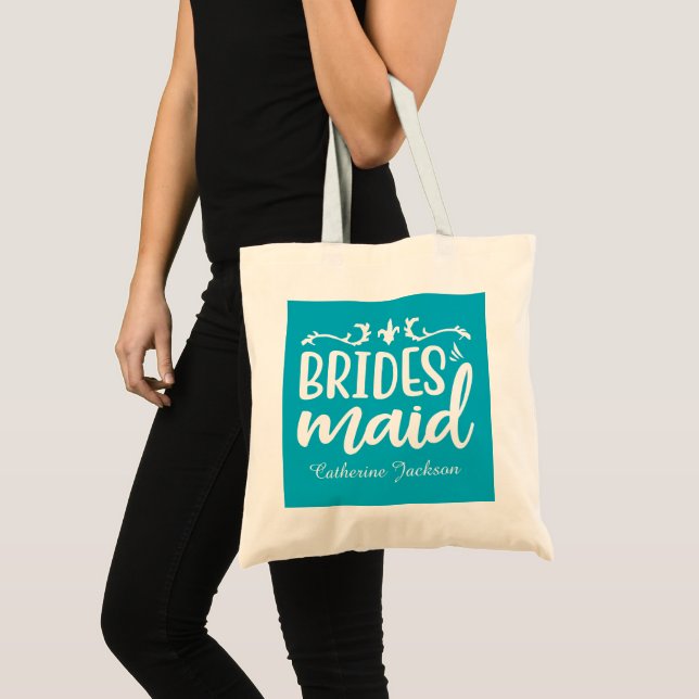 Cute Bride Tribe add name  Tote Bag (Front (Product))