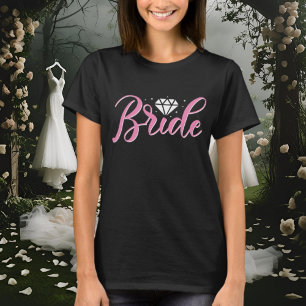 Cute Bride wedding word art  T-Shirt