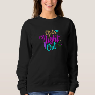 Cute Bridesmaid Bachelorette Party Bride Girls Nig Sweatshirt