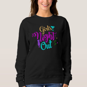 Cute Bridesmaid Bachelorette Party Bride Girls Nig Sweatshirt
