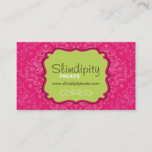 Cute, Bright and Whimsical Bakery Business Card