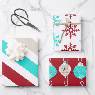 Cute Bright Christmas  Wrapping Paper Sheet