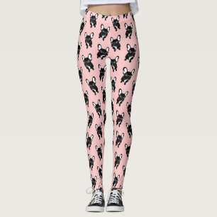 Cute brindle Frenchie is a dreamer Leggings