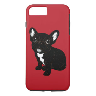 Cute Brindle Frenchie Puppy iPhone 8 Plus/7 Plus Case