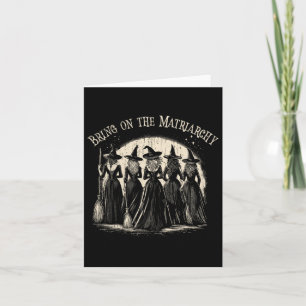 Cute Bring On The Matriarchy Halloween Kamala Wick Card