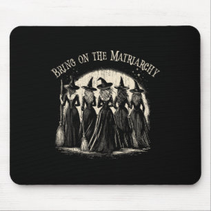 Cute Bring On The Matriarchy Halloween Kamala Wick Mouse Pad