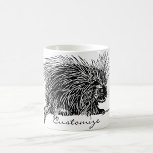 Cute Bristly Hedgehog Thunder_Cove Coffee Mug