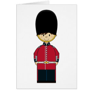 Cute British Royal Guard Card