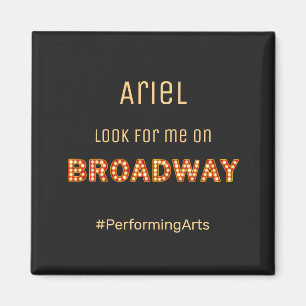 Cute Broadway Rising Star Magnet