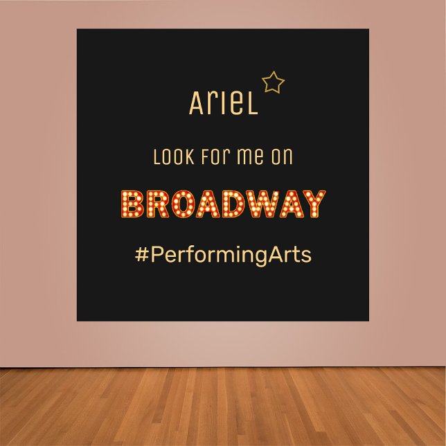 Cute Broadway Rising Star Performing Arts Poster (Creator Uploaded)