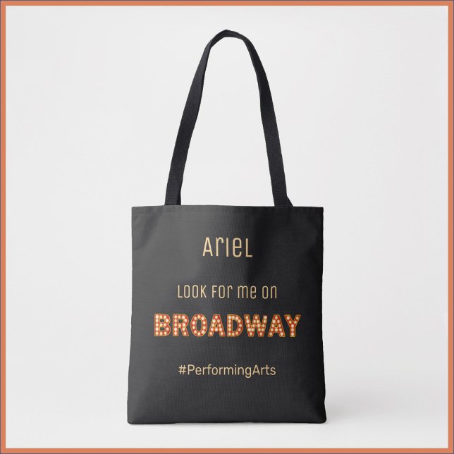 Cute Broadway Rising Star Tote Bag (Bookmark my store! https://www.zazzle.com/store/capricepetit)