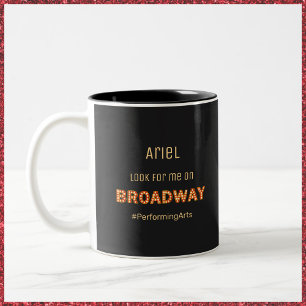 Cute Broadway Rising Star Two-Tone Coffee Mug