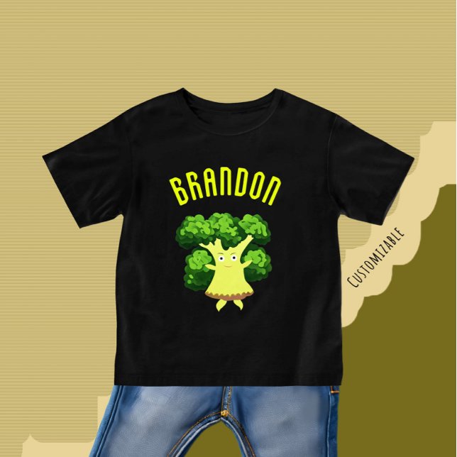 Cute broccoli baby T-Shirt (Creator Uploaded)