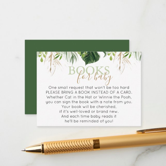 Cute Brontosaurus Dinosaur Bring a Book Insert (Front/Back In Situ)