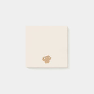 Cute Brown Bear Couple Post-it Notes