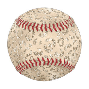 Cute brown Cheetah Leopard Skin Print Pattern Baseball