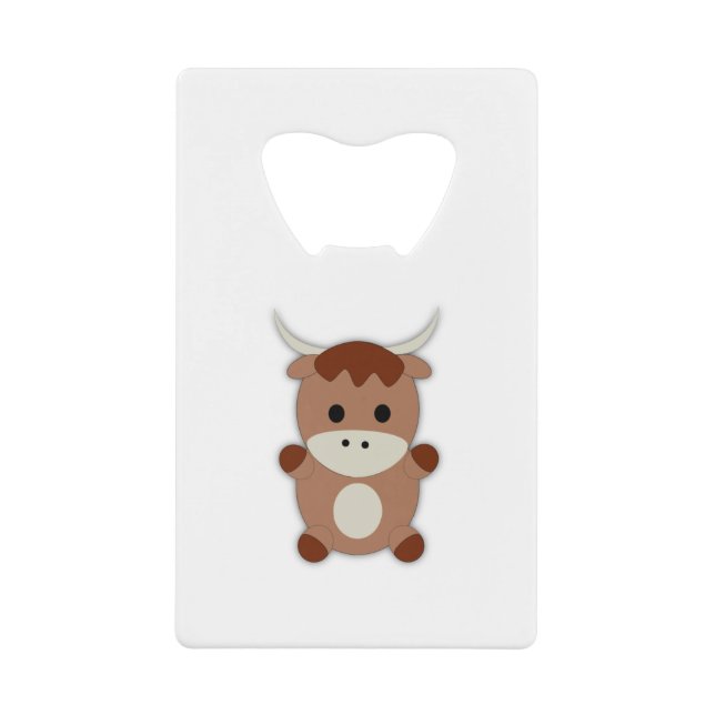 Cute Brown Cow (Front)