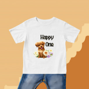 Cute brown dog baby T-Shirt